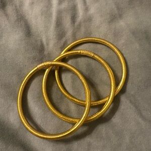 Gold BudhaGirl bangles
